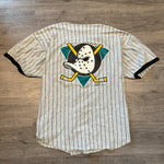Vintage 1993 NHL Anaheim Mighty Ducks Baseball Jersey