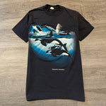 Vintage 1980's ORCAS Wildlife Vancouver Aquarium Tshirt