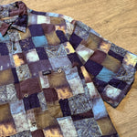 Vintage 90's GUESS Patterned Rayon Shirt