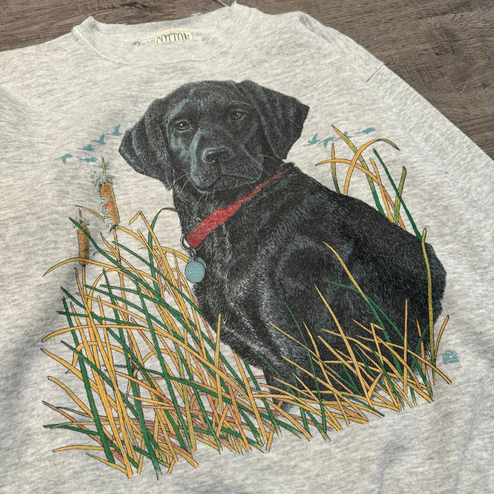 Vintage 90's Labrador Retriever DOG Sweatshirt
