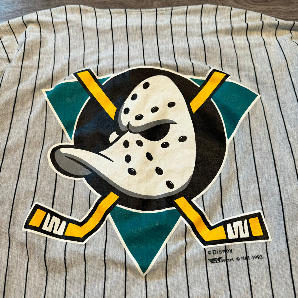 Vintage 1993 NHL Anaheim Mighty Ducks Baseball Jersey