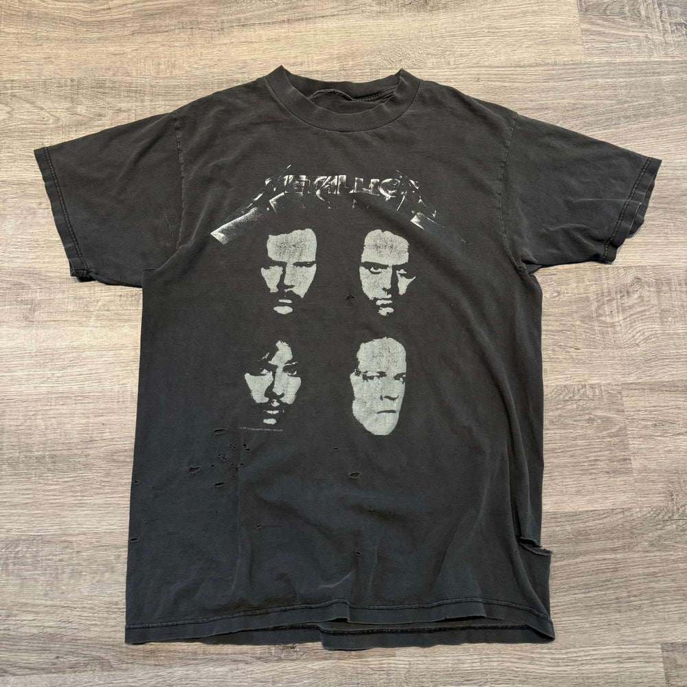 Vintage 1994 METALLICA Black Album Distressed Band Tshirt