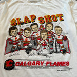 Vintage 1980's NHL Calgary Flames Caricature Tshirt