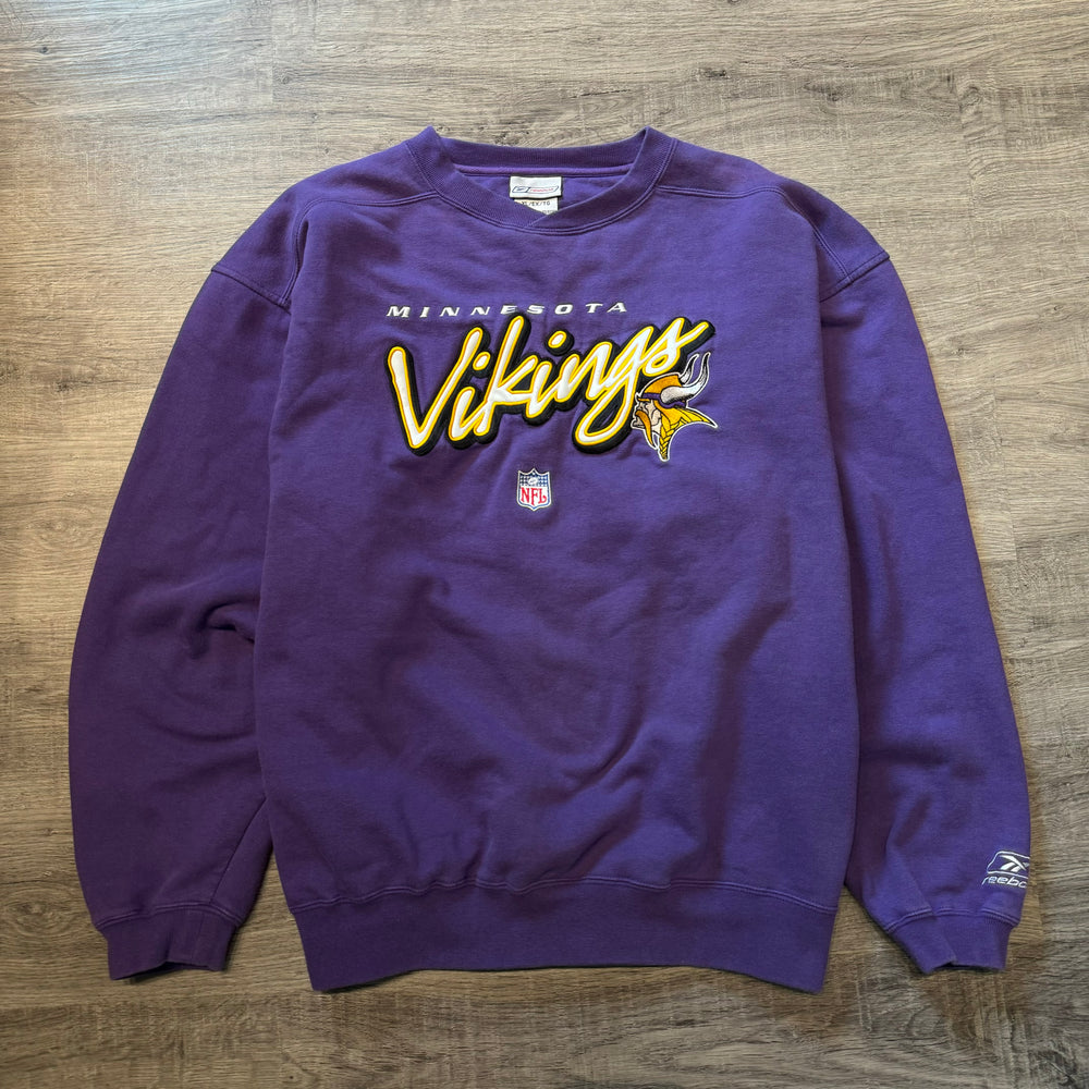 Vintage 90's NFL Minnesota VIKINGS Embroidered Sweatshirt