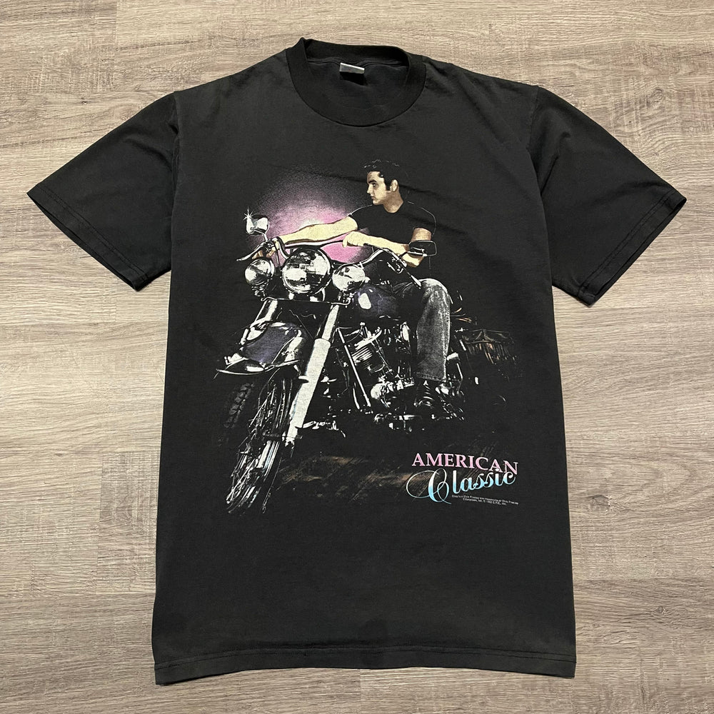 Vintage 90's ELVIS PRESLEY Motorcycle Tshirt