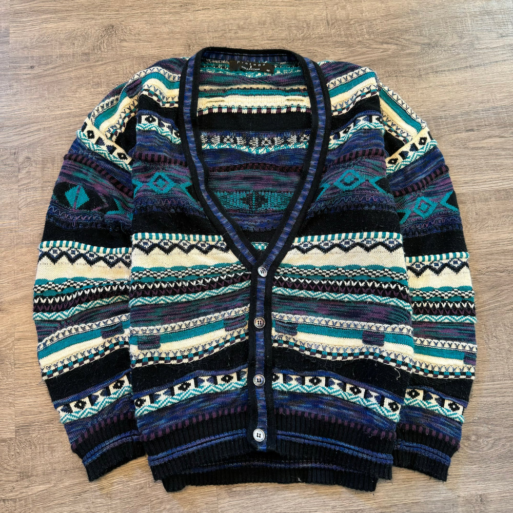 Vintage 90's CABLE Knit Cardigan Sweater