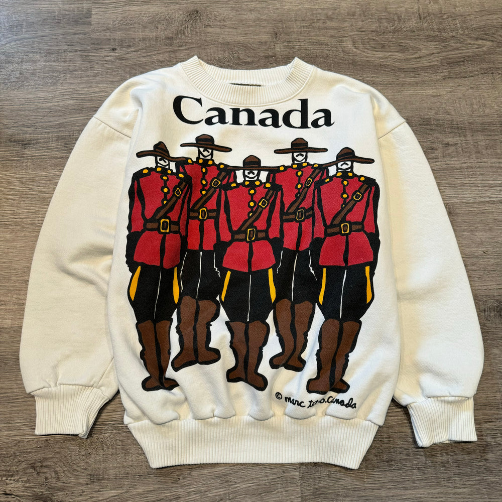 Vintage 90's CANADA RCMP Mark Tetro Crewneck Sweatshirt