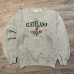 Vintage MLB Cleveland Indians Embroidered Sweatshirt