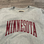Vintage University of MINNESOTA Champion Reverse Weave Varsity Sweatshirt