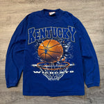 Vintage 90's University of KENTUCKY Wildcats Basketball Long Sleeve Tshirt