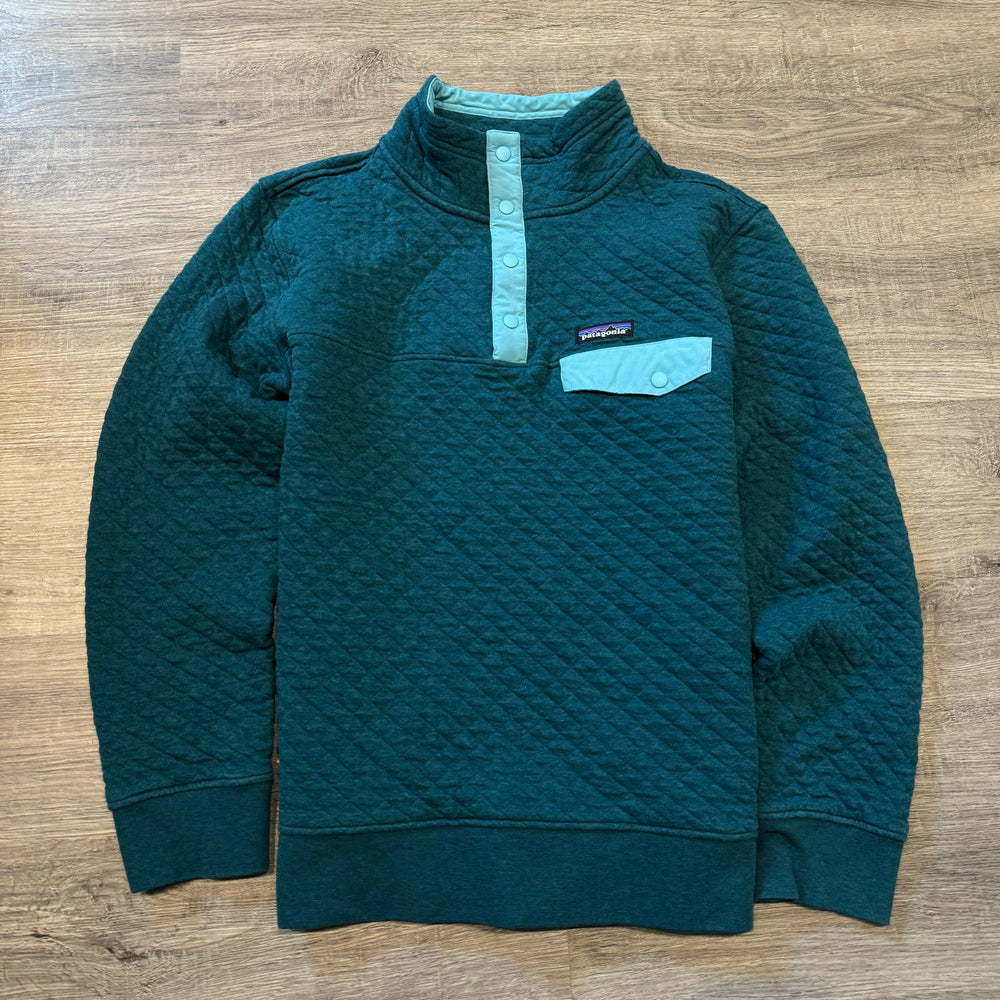 PATAGONIA Organic Cotton Quilted Snap T Sweater