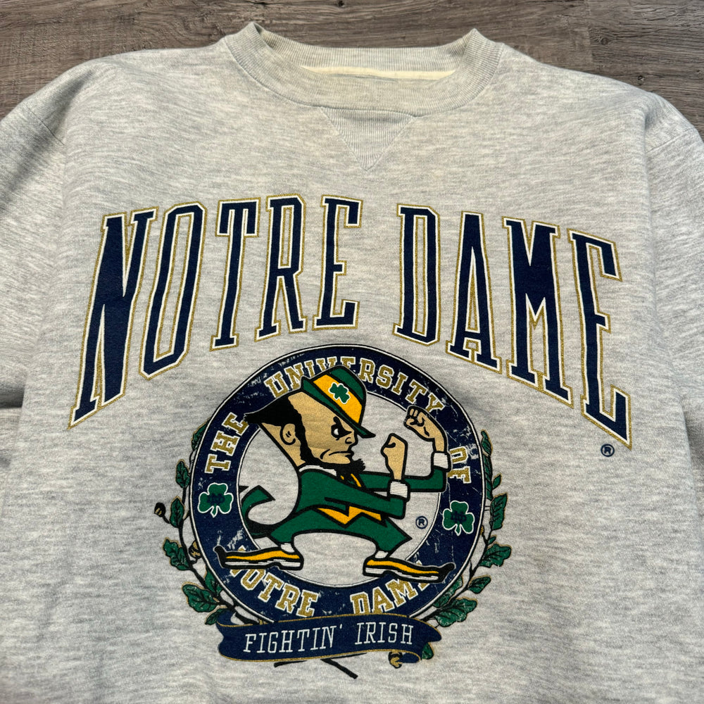 Vintage 90's University of NOTRE DAME Varsity Sweatshirt