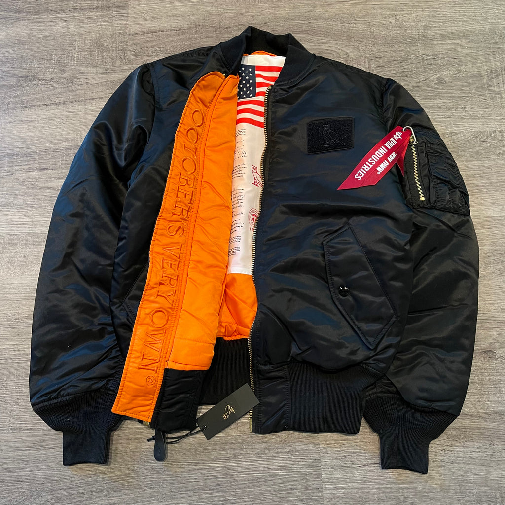 Octobers Very Own OVO Alpha Industries HOT BOYS Bomber Jacket