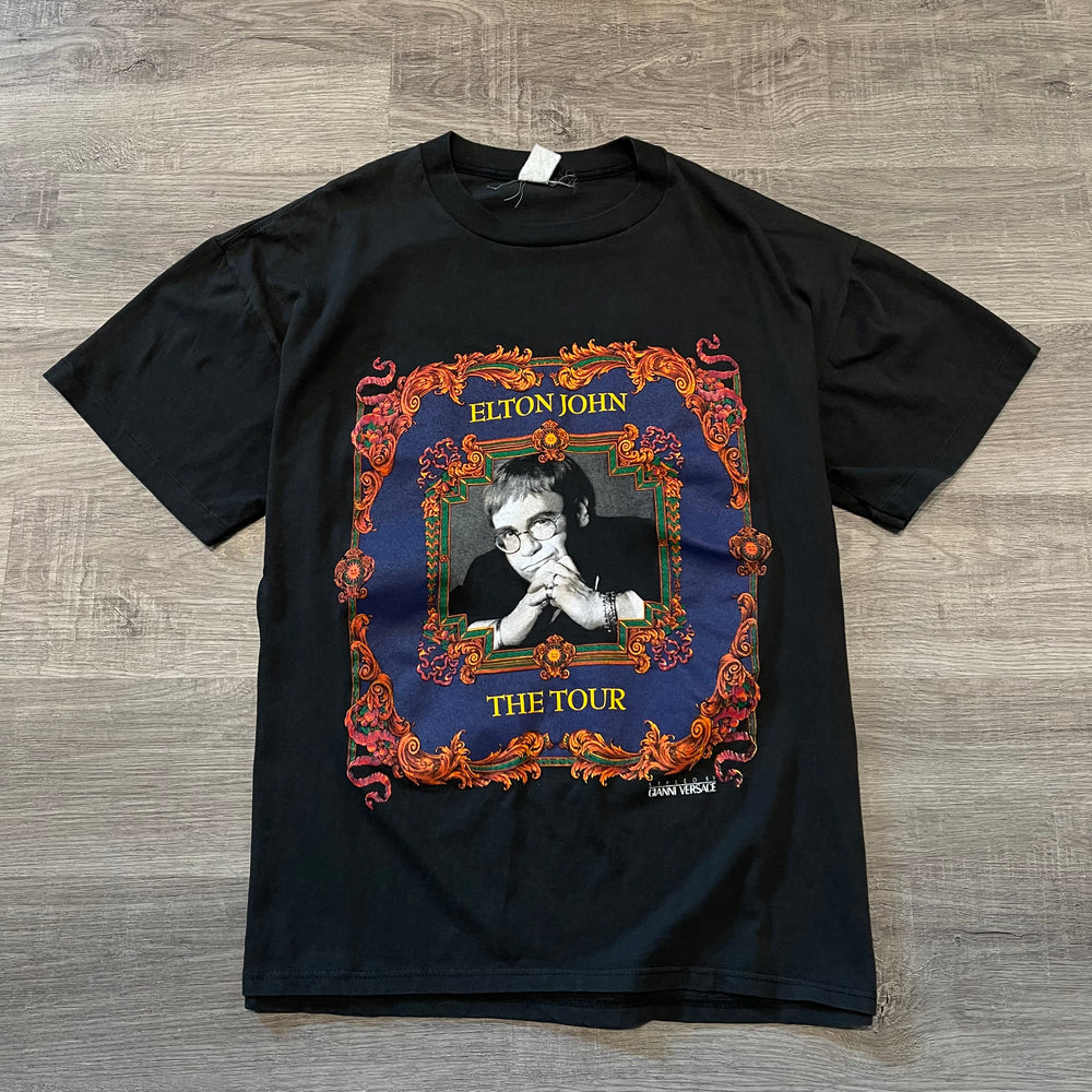 Vintage 1992 ELTON JOHN Gianni Versace Band Tshirt
