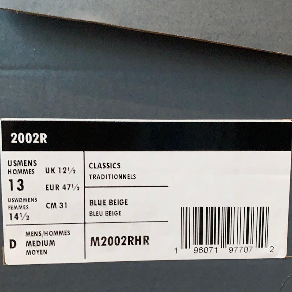 New Balance 2002R Size 13 - New W/ Box (Blue Beige)
