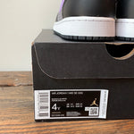 Air Jordan 1 Mid Lilac Houndstooth Size 4Y W/Box