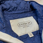 COACH Signature Logo Puffer Vest Jacket