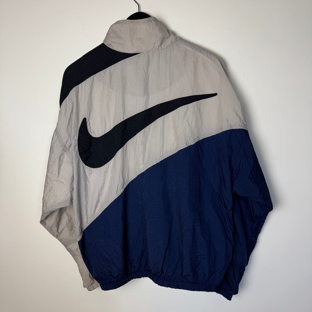 Vintage 90's NIKE Big Swoosh Nylon Windbreaker Jacket