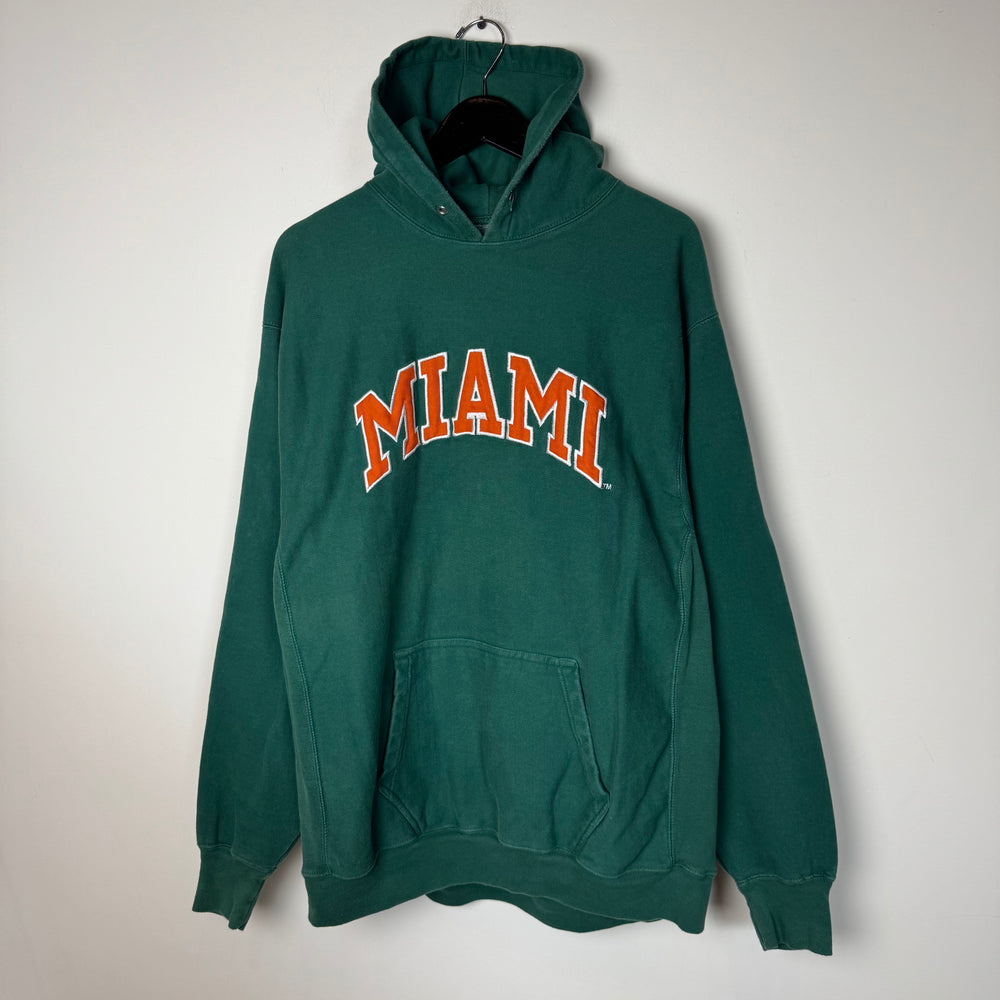 Vintage University of MIAMI Varsity Hoodie Sweatshirt