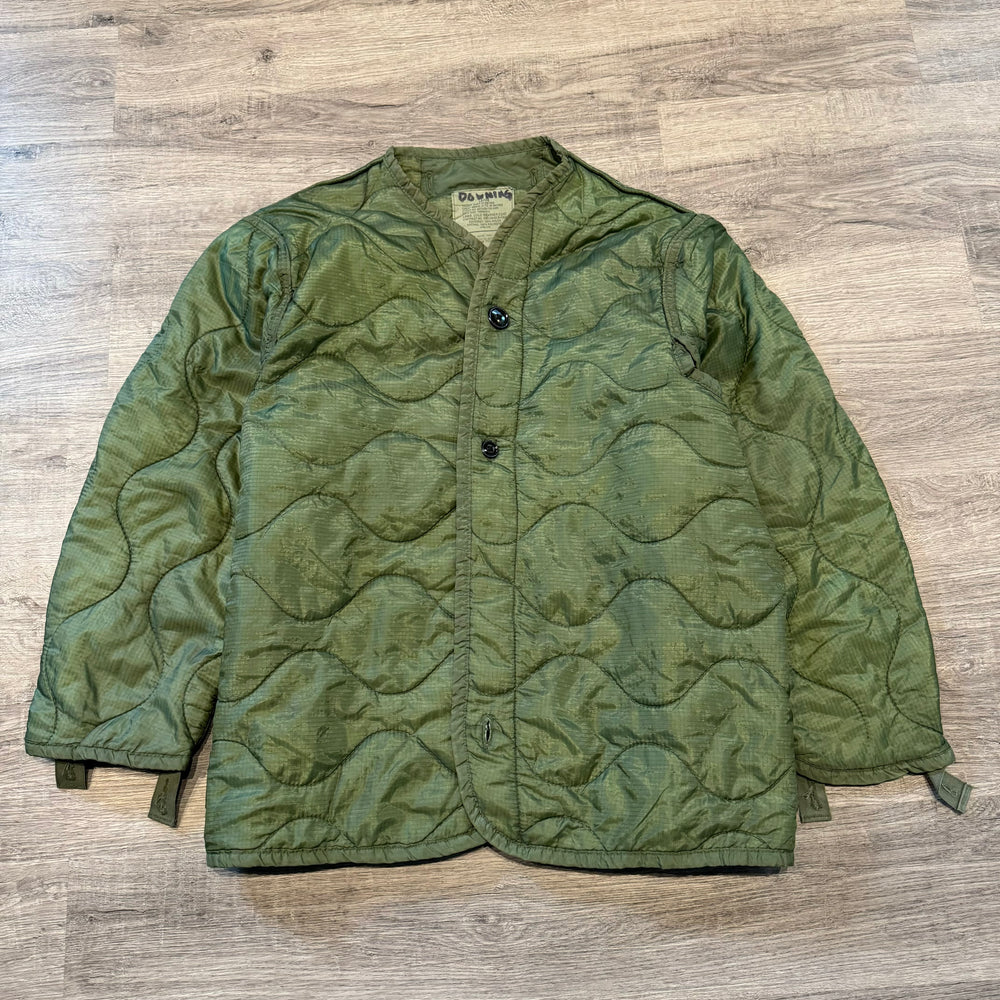 Vintage MILITARY Quilted Jacket Lining
