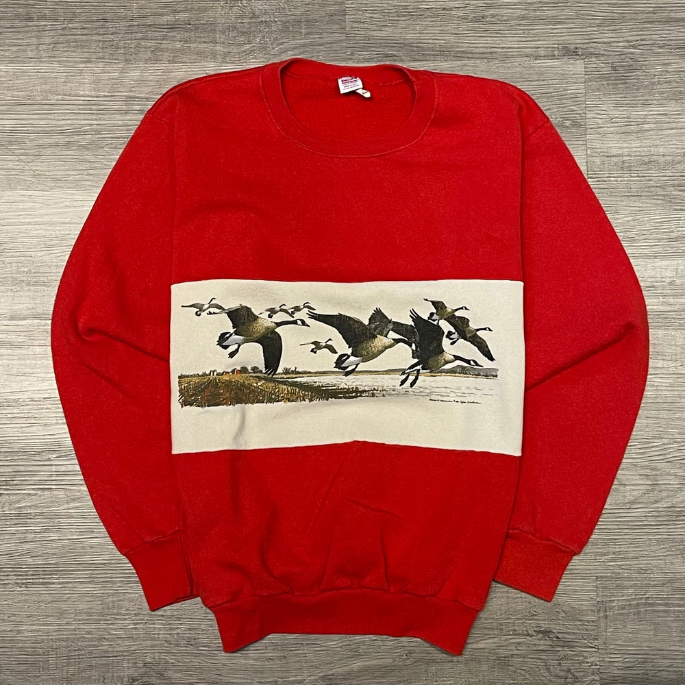 Vintage 80s WILDLIFE Geese Crewneck Sweatshirt