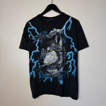 Vintage 90's USA Thunder WOLF Wildlife All Over Print Tshirt