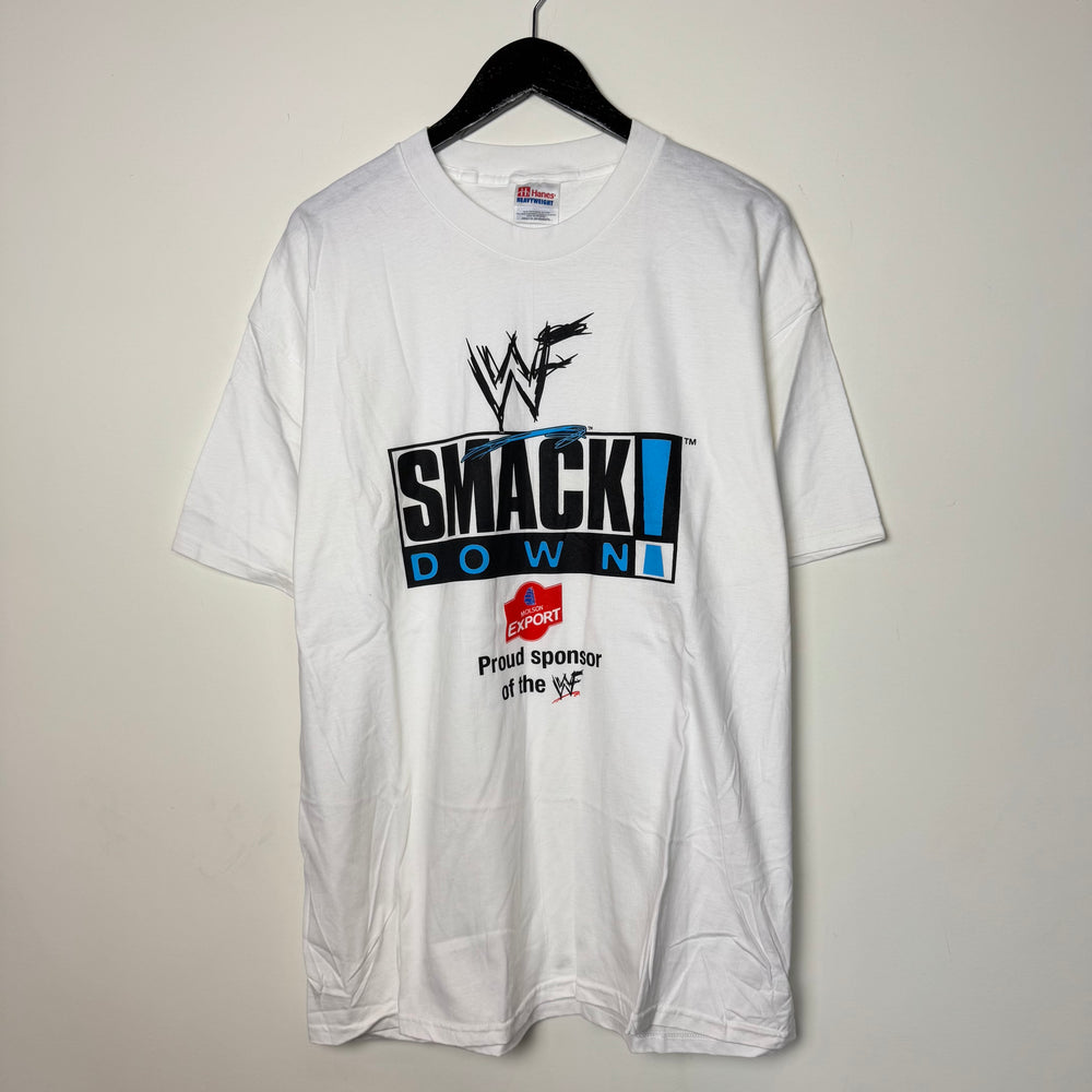 Vintage 90's WWF Smackdown Wrestling Molson Beer Promo Tshirt