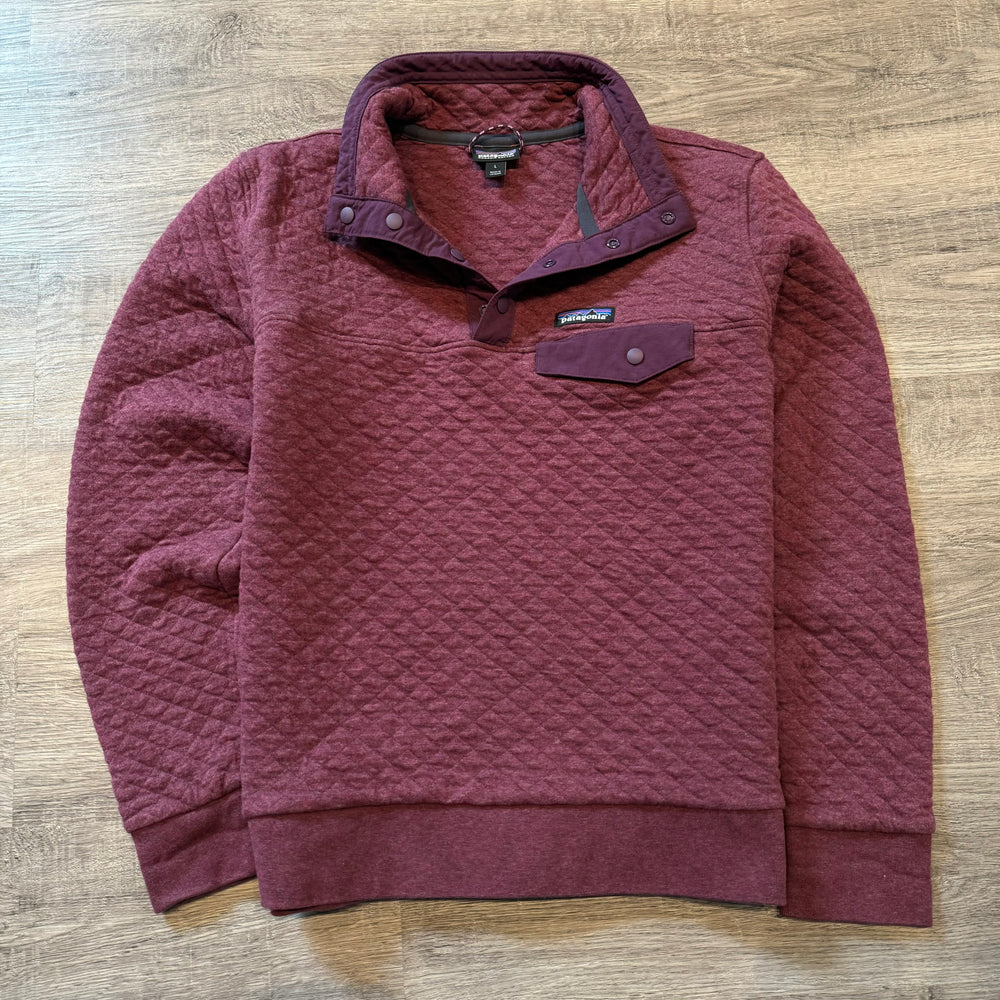 PATAGONIA Quilted Snap T Organic Cotton Sweater