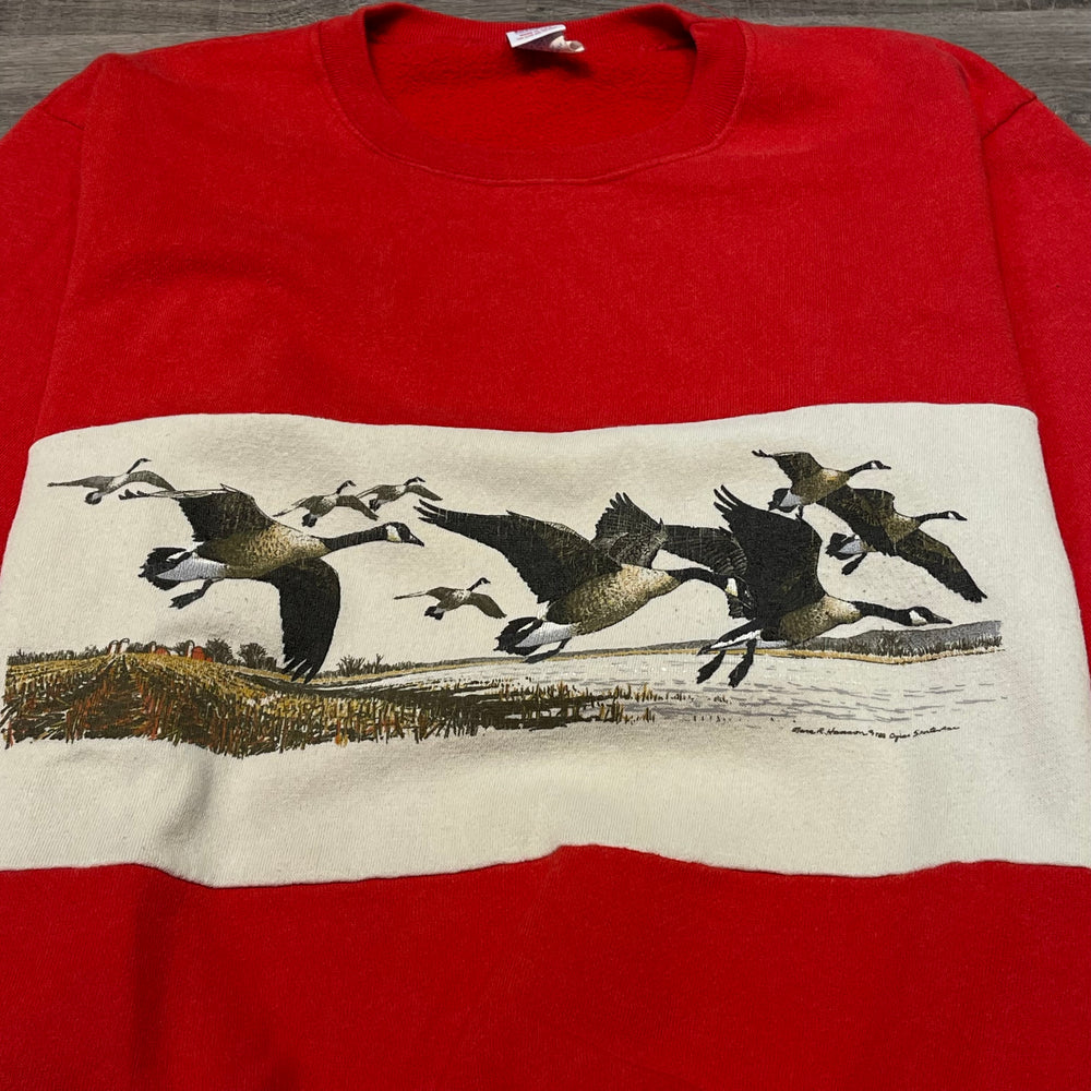 Vintage 80s WILDLIFE Geese Crewneck Sweatshirt