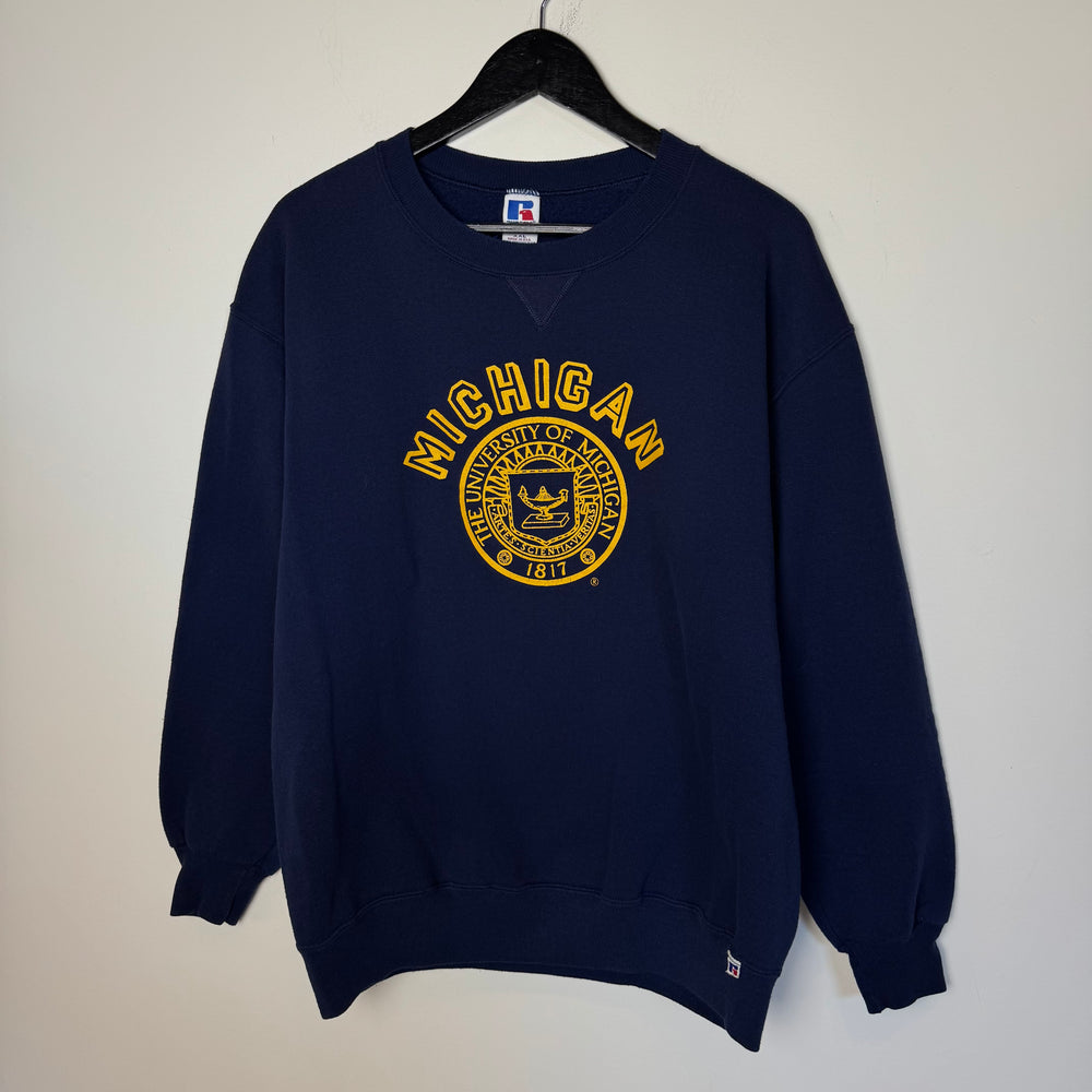 Vintage 90's University of MICHIGAN Russell Athletic Varsity Sweatshirt