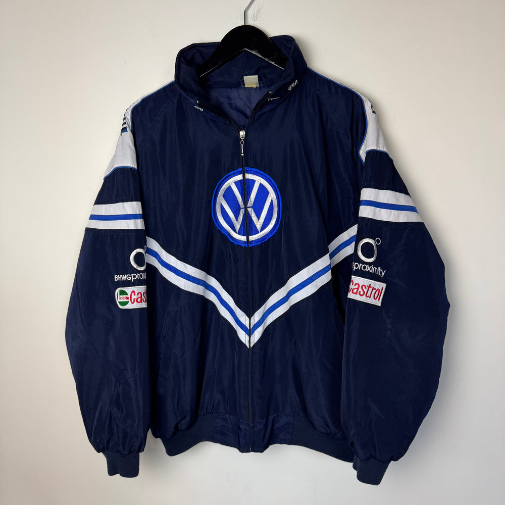 Vintage VOLKSWAGEN Pirelli Racing Track Jacket