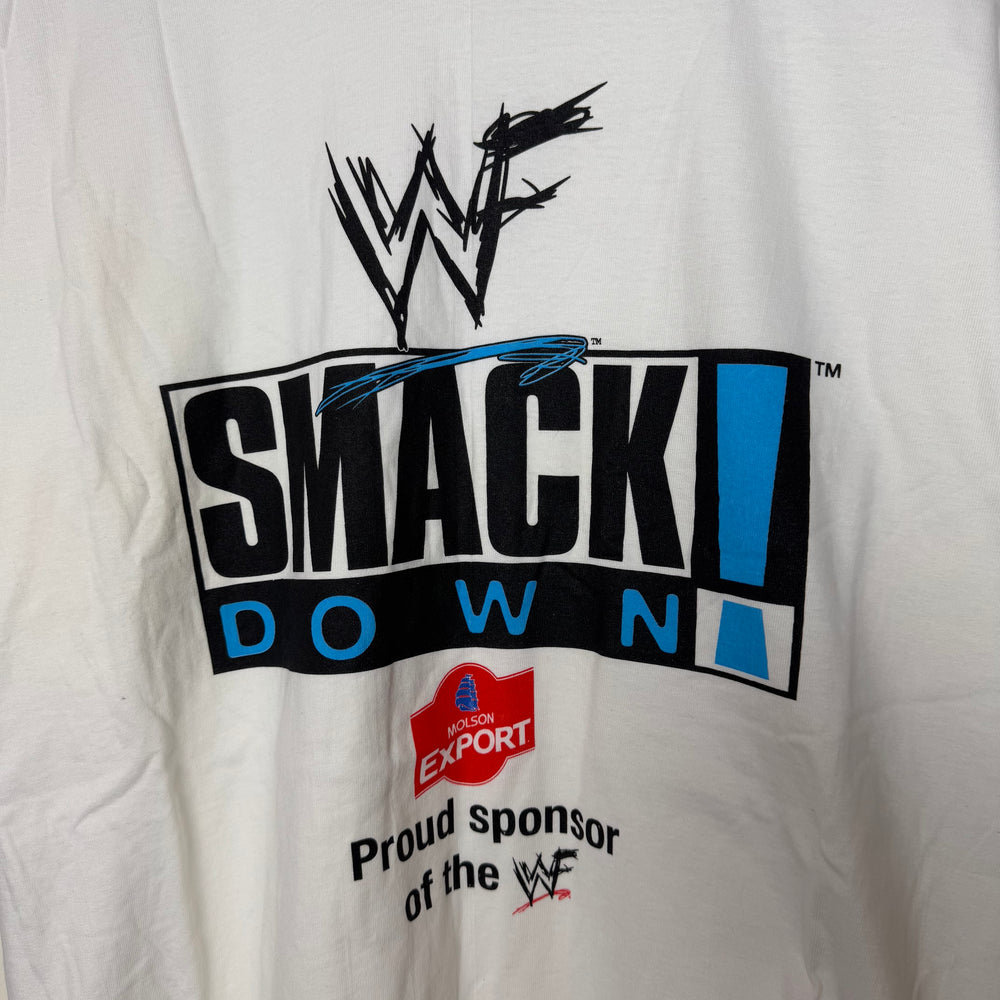 Vintage 90's WWF Smackdown Molson Beer Promo Tshirt