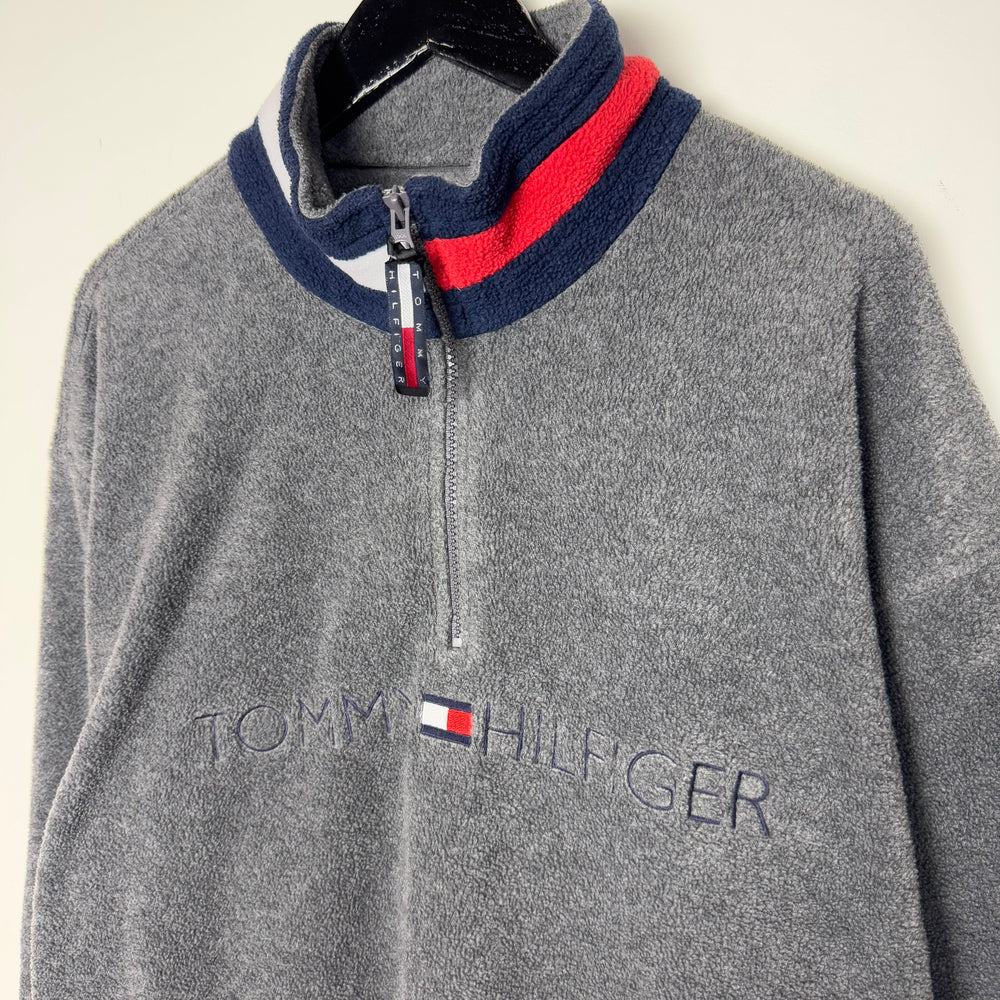 Vintage TOMMY HILFIGER Fleece 1/4 Zip Sweater