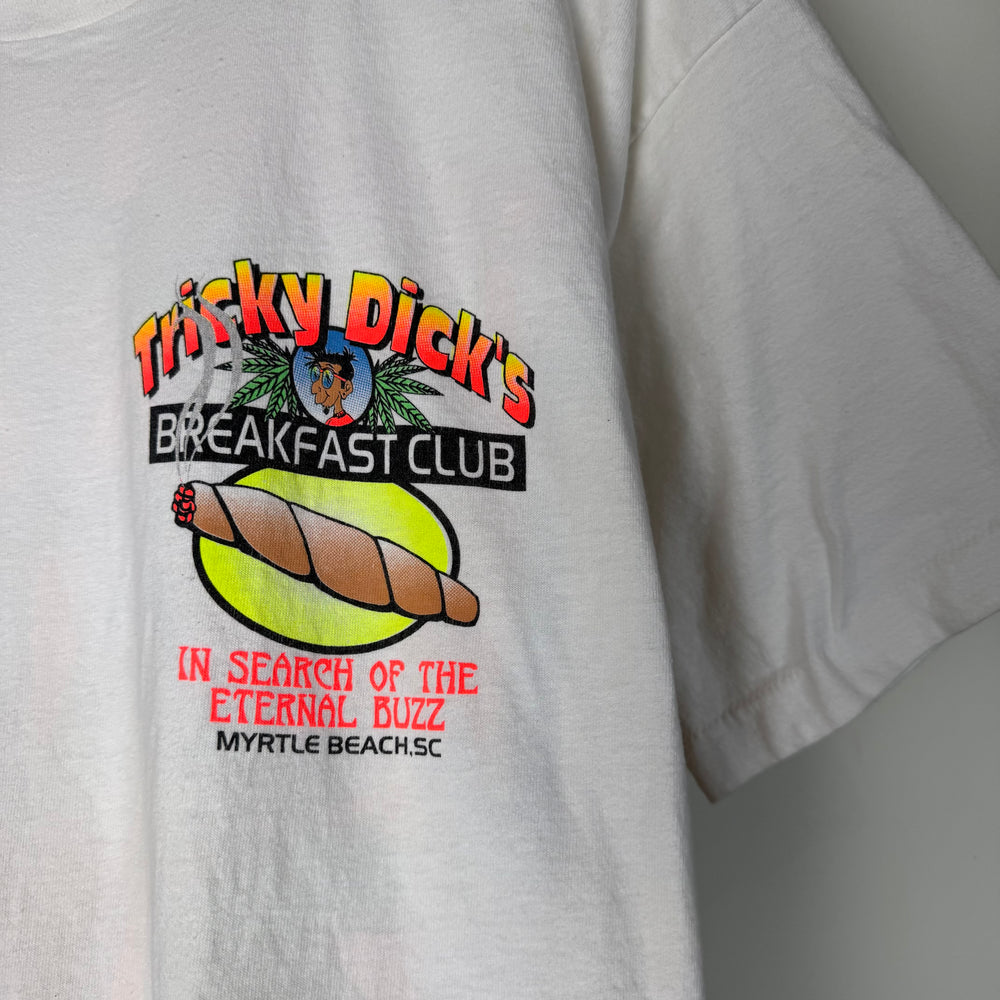 Vintage 90's Tricky Dick's WAKE N BAKE Eternal Buzz Tshirt