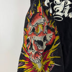 Vintage ED HARDY Embroidered Denim Shorts