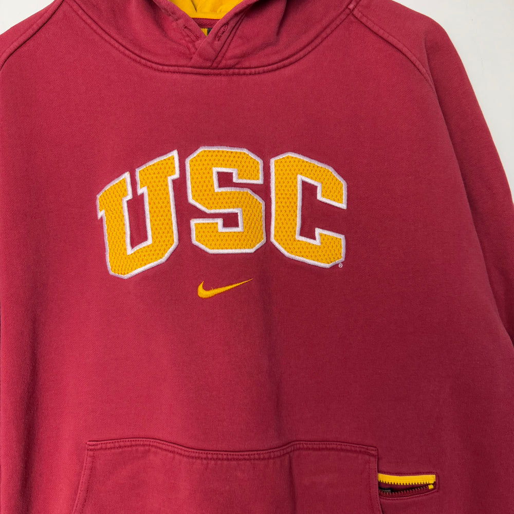 Vintage NIKE USC Trojans Varsity Hoodie Sweatshirt