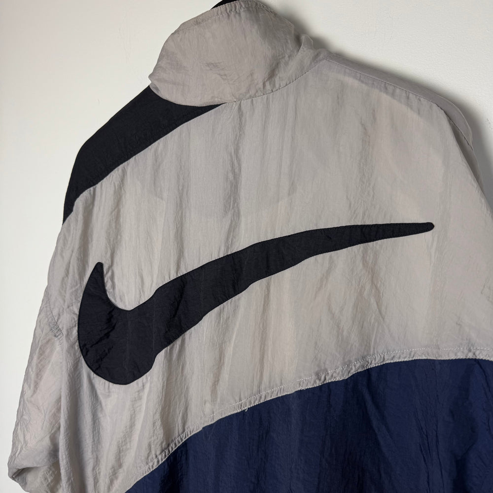 Vintage 90's NIKE Big Swoosh Nylon Windbreaker Jacket