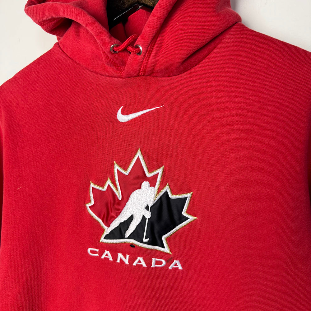 NIKE Middle Swoosh Team CANADA Hoodie Sweatshirt