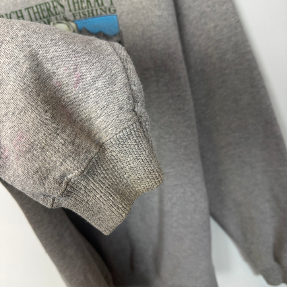 Vintage 90's FISHING Wildlife Sweatshirt