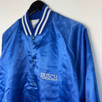 Vintage 1980's BUSCH Beer Promo Satin Bomber Jacket