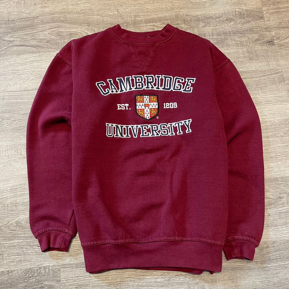 CAMBRIDGE University Embroidered Varsity Sweatshirt
