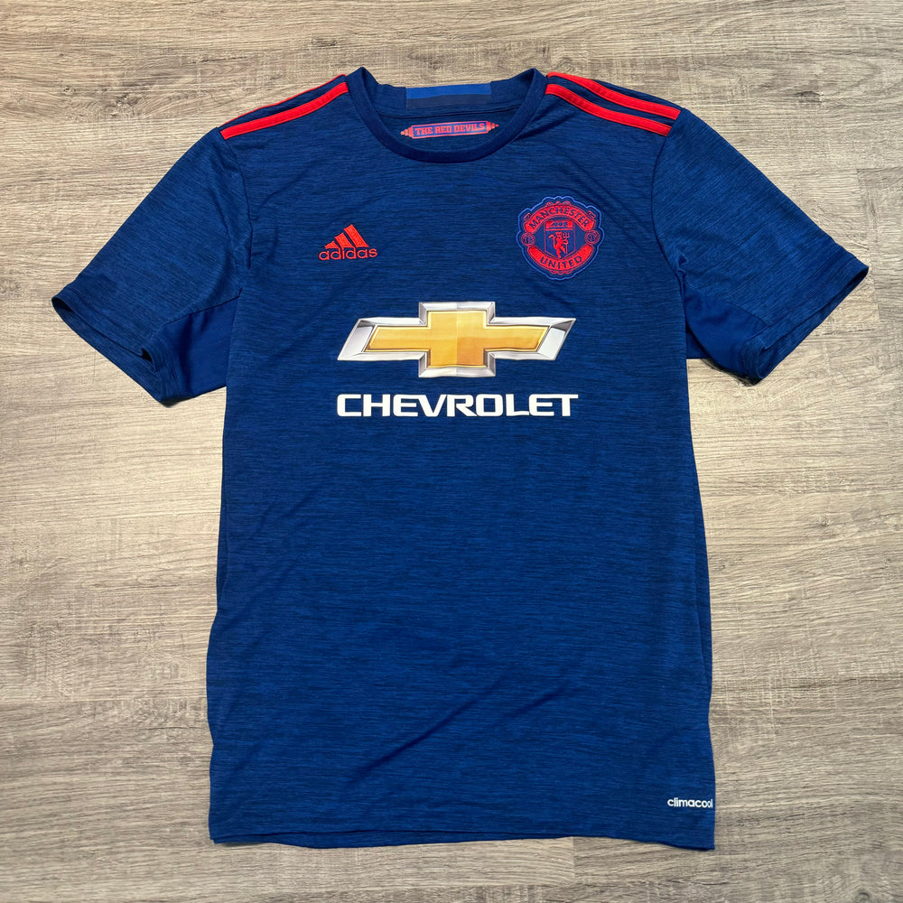 MANCHESTER UNITED Adidas Chevrolet Soccer Jersey Vintage Instincts