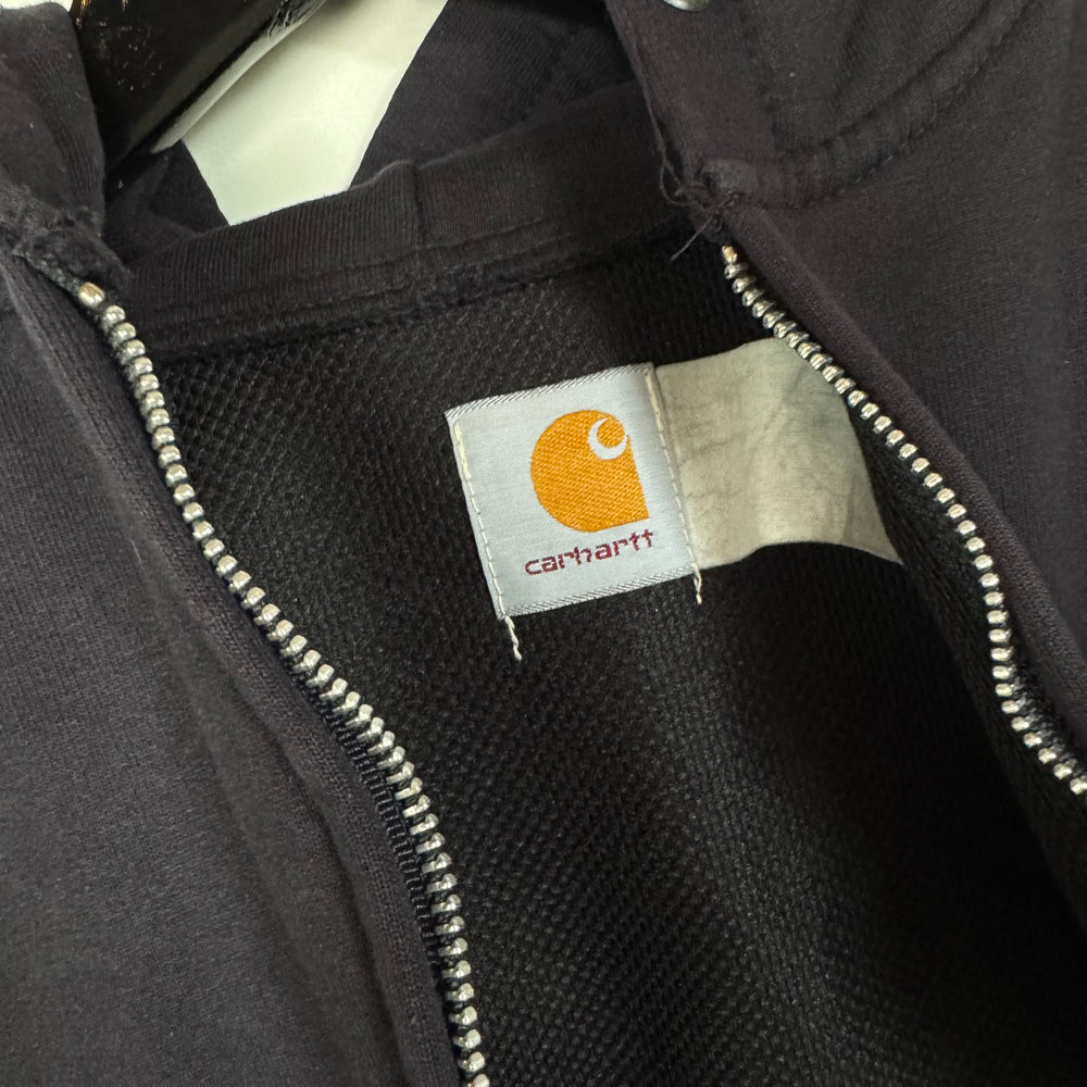 Vintage 90's CARHARTT Thermal Lined Hoodie Sweatshirt