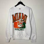 Vintage 1988 University of MIAMI Hurricanes Varsity Sweatshirt