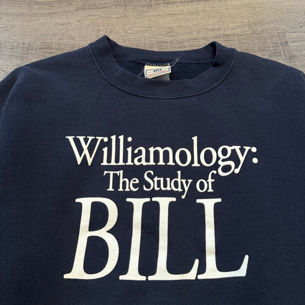 Vintage 90's WILLIAMOLOGY Study of Bill Sweatshirt
