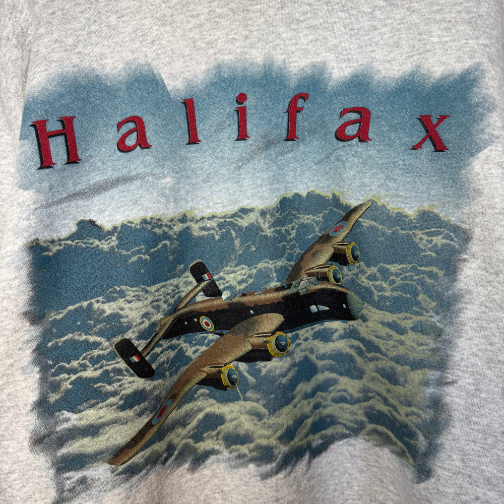 Vintage 90's HALIFAX War Plane Sweatshirt