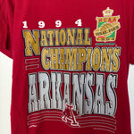 Vintage 1994 NCAA Arkansas Varsity Tshirt