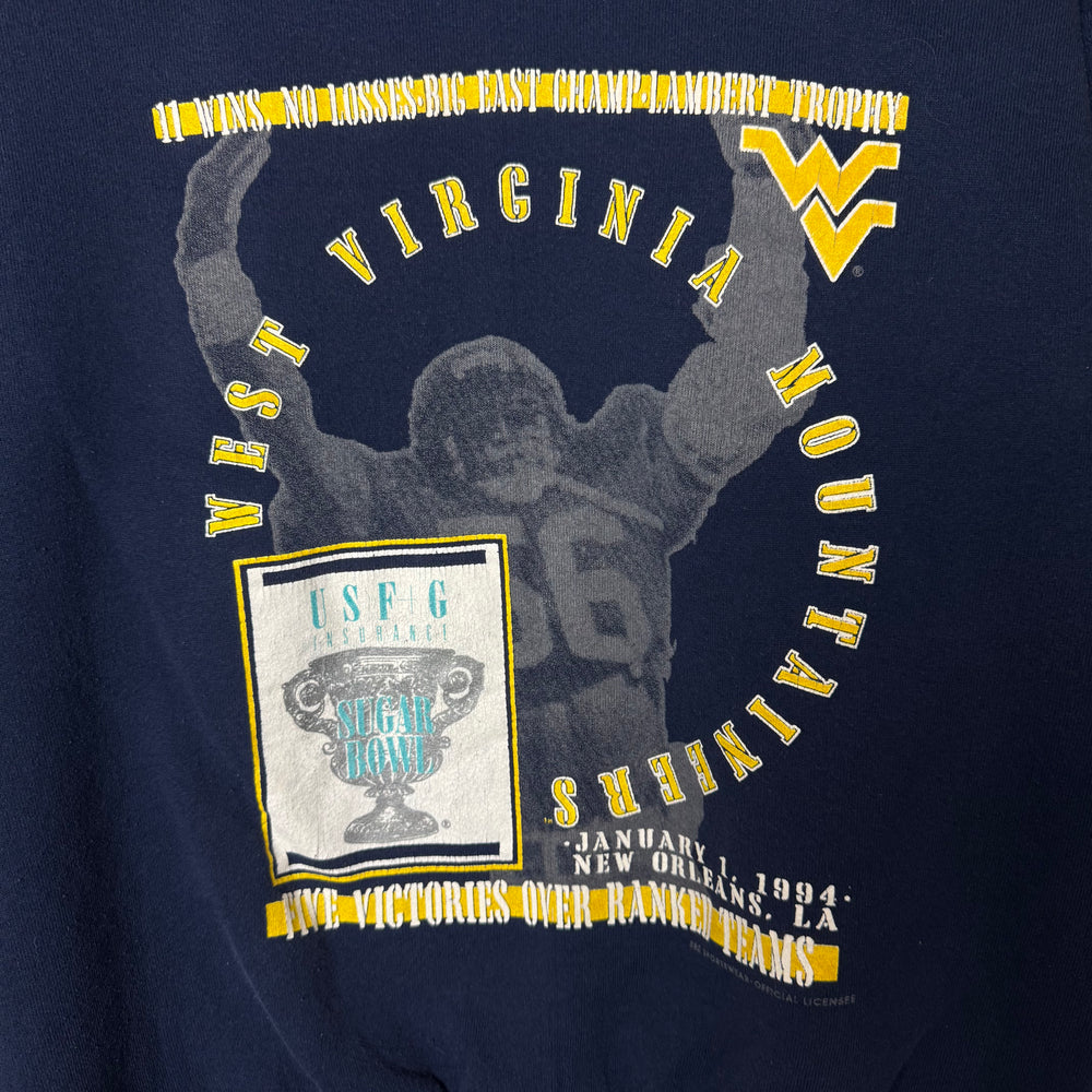 Vintage 90's WEST VIRGINIA University Varsity Sweatshirt