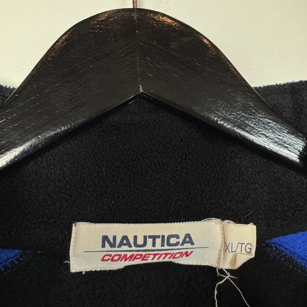 Vintage 90's NAUTICA COMPETITION Fleece 1/4 Zip Sweater