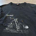 Vintage HARLEY DAVIDSON Midnight Rider Tshirt